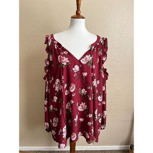 K. Jordan cold shoulder blouse
